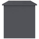 Udendørs Opbevaringskasse Antracit 80 x 50,5 x 50 cm Stål