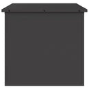 Udendørs Opbevaringskasse Sort 55 x 50,5 x 50 cm Stål