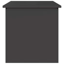 Udendørs Opbevaringskasse Sort 55 x 50,5 x 50 cm Stål
