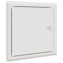 Adgangspanel 2 stk. Hvid 23 x 23 x 3 cm Stål