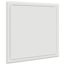 Adgangspanel Hvid 33,5 x 33,5 x 3 cm Stål
