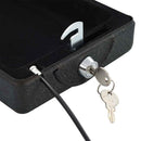 Bil Safe med lås Sort 22 x 16 x 7 cm Stål
