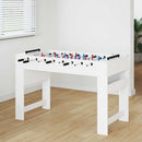 Fodboldbord Hvid 125 x 60,5 x 80 cm Konstrueret træ