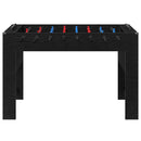 Fodboldbord Sort Eg 125 x 60,5 x 80 cm Konstrueret træ