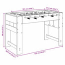 Fodboldbord Artisan Eg 125 x 60,5 x 80 cm Konstrueret træ