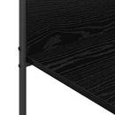 Tøjstativ med hylde Sort 120 x 44 x 160 cm Konstrueret træ