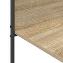 Tøjstativ med hylde Brun 120 x 44 x 160 cm Konstrueret træ