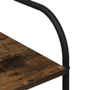 Tøjstativ med hylde Brun eg 120 x 44 x 160 cm Konstrueret træ