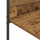 Tøjstativ med hylde Brun 120 x 44 x 160 cm Konstrueret træ