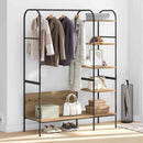 Tøjstativ Beige 120 x 44 x 160 cm Konstrueret træ