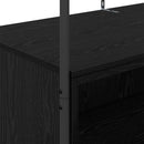 Tøjstativ Sort 100 x 44 x 160 cm Konstrueret træ