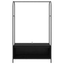 Tøjstativ Sort 100 x 44 x 160 cm Konstrueret træ