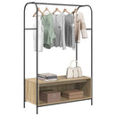 Tøjstativ Brun eg 100 x 44 x 160 cm Konstrueret træ