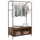 Tøjstativ Brun eg 100 x 44 x 160 cm Konstrueret træ
