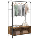 Tøjstativ Brun eg 100 x 44 x 160 cm Konstrueret træ