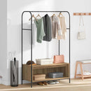 Tøjstativ Brun eg 100 x 44 x 160 cm Konstrueret træ