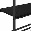 Tøjstativ Sort eg 60 x 30 x 171 cm Konstrueret træ