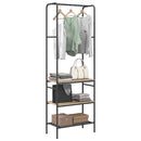 Tøjstativ Sonoma eg 60 x 30 x 171 cm Konstrueret træ