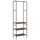 Tøjstativ Røget eg 60 x 30 x 171 cm Konstrueret træ