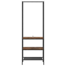 Tøjstativ Røget eg 60 x 30 x 171 cm Konstrueret træ