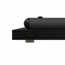 Konsolbord med hylde Sort eg 101 x 35 x 80,5 cm Konstrueret træ