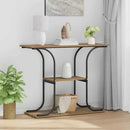 Konsolbord Artisan Egetræ 101 x 35 x 80,5 cm Konstrueret træ