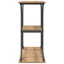 Konsolbord Artisan Egetræ 101 x 35 x 80,5 cm Konstrueret træ
