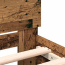 Sengestel Gammelt træ 203 x 185 x 70 cm Konstrueret træ