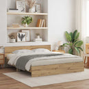 Sengeramme med sengegavl Artisan-eg 180 x 200 cm
