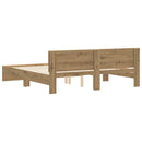 Sengeramme med sengegavl Artisan-eg 180 x 200 cm