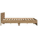 Sengeramme med sengegavl Artisan-eg 180 x 200 cm
