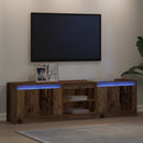 TV Enheder 2 pcs Brun 180 x 34 x 50 cm Konstrueret træ