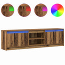 TV Enheder 2 pcs Brun 180 x 34 x 50 cm Konstrueret træ