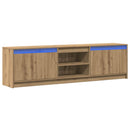 TV Enheder 2 pcs Brun 180 x 34 x 50 cm Konstrueret træ
