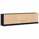 TV Enheder 2 pcs Sort 180 x 34 x 50 cm Konstrueret træ