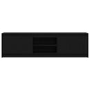 TV Enheder 2 pcs Sort 180 x 34 x 50 cm Konstrueret træ