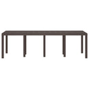 Havemøbel Bord Brun 250 x 100 x 73 cm polyrattan