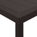Havemøbel Bord Brun 300 x 100 x 73 cm polyrattan