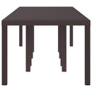 Havemøbel Bord Brun 300 x 100 x 73 cm polyrattan