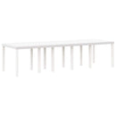 Havemøbel Bord Hvid 300 x 100 x 73 cm polyrattan