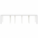 Havemøbel Bord Hvid 300 x 100 x 73 cm polyrattan