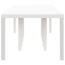 Havemøbel Bord Hvid 300 x 100 x 73 cm polyrattan