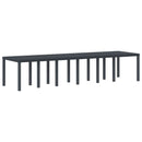 Havemøbel Bord Antracit 350 x 100 x 74 cm polyrattan