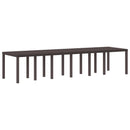Havemøbel Bord Brun 350 x 100 x 74 cm polyrattan