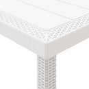 Havemøbel Bord Hvid 350 x 100 x 74 cm polyrattan