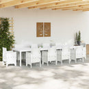 Havemøbel Bord Hvid 350 x 100 x 74 cm polyrattan
