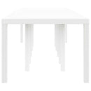 Havemøbel Bord Hvid 350 x 100 x 74 cm polyrattan