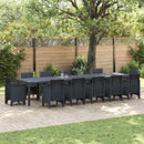 Havemøbel Bord Antracit 400 x 100 x 73 cm polyrattan