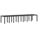 Havemøbel Bord Antracit 400 x 100 x 73 cm polyrattan
