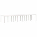 Havemøbel Bord Hvid 400 x 100 x 73 cm polyrattan